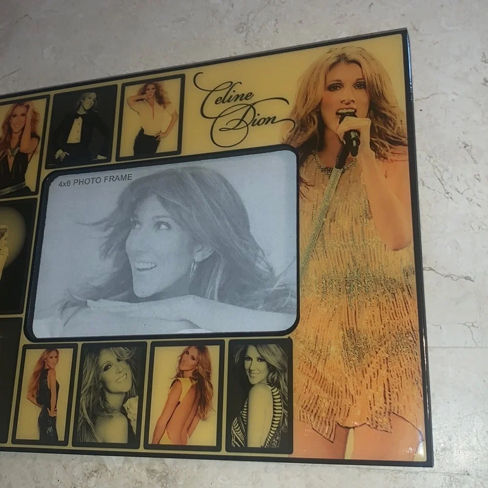 Celine Dion RARE Picture Frame From Caesars Casino Concert Gift Shop Las Vegas